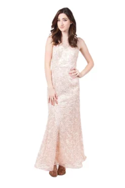 Ignite Evenings - 3530 Illusion Shoulders Embellished Trumpet Gown