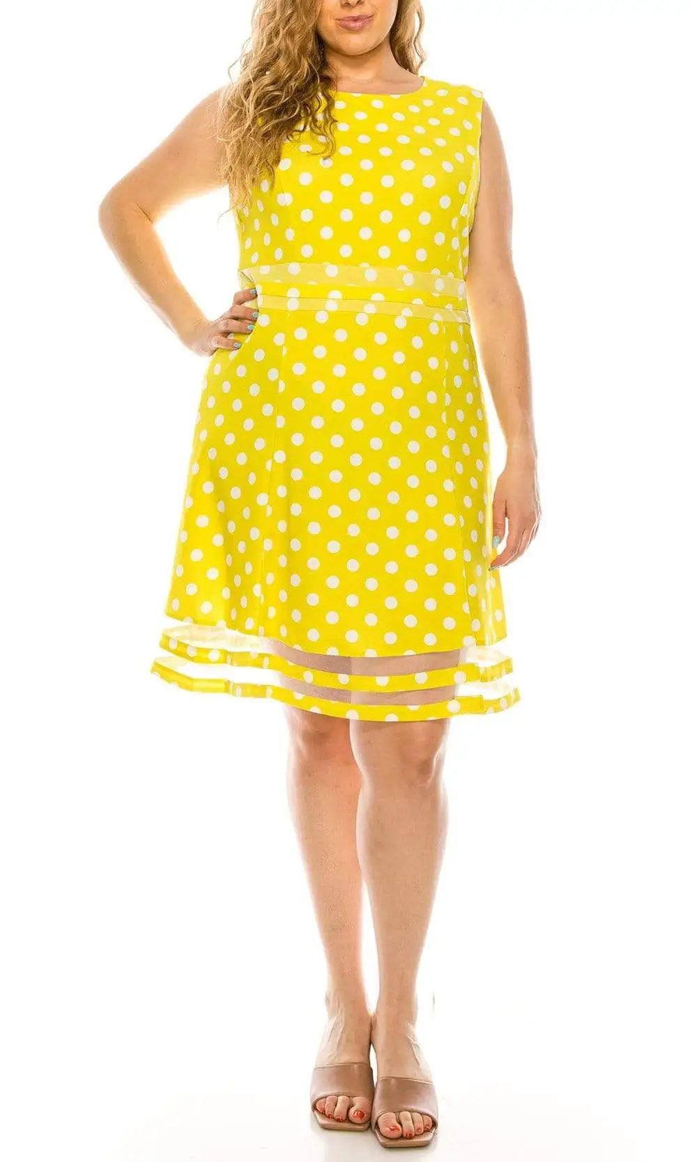 ILE Clothing - SCP5708 Bateau A-Line Knee-Length Dress 6 ILE Clothing - SCP5708 Bateau A-Line Knee-Length Dress - Image 6