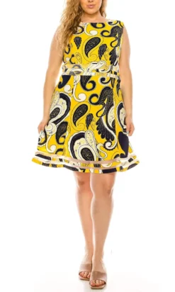 ILE Clothing - SCP5708 Bateau A-Line Knee-Length Dress 36 ILE Clothing - SCP5708 Bateau A-Line Knee-Length Dress -Hot Sale WEDDING Store ile clothing scp5708 bateau a line knee length dress holiday dresses 0 yellow navy 28653810942035