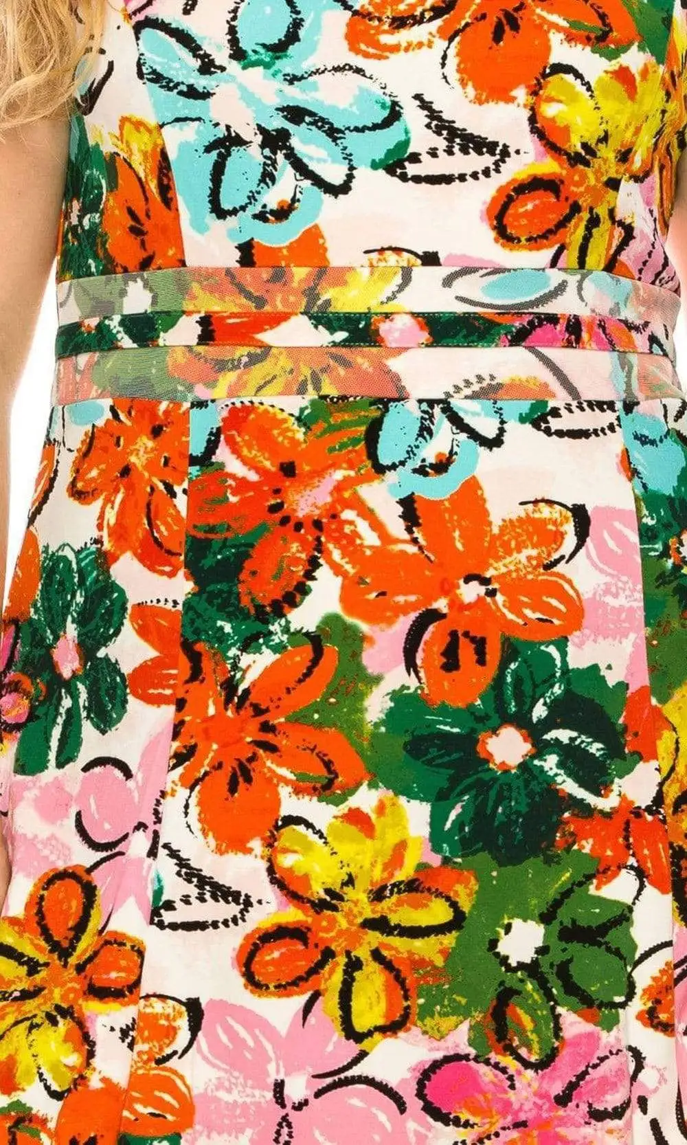 ILE Clothing - SCP5708 Bateau A-Line Knee-Length Dress 4 ILE Clothing - SCP5708 Bateau A-Line Knee-Length Dress - Image 4