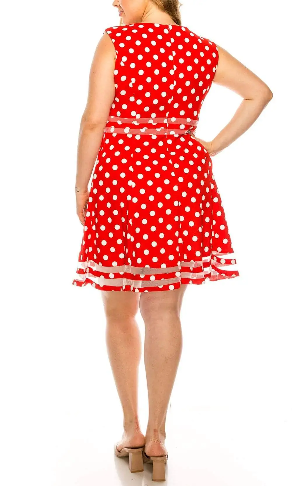 ILE Clothing - SCP5708 Bateau A-Line Knee-Length Dress 10 ILE Clothing - SCP5708 Bateau A-Line Knee-Length Dress - Image 10