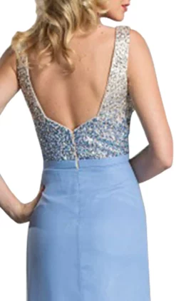 Aspeed Design - Iridescent Long Sheath Evening Dress -Hot Sale WEDDING Store iridescent long sheath evening dress dress 5654579413049