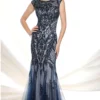 Ivonne D 116D31W - Embellished Sleeveless Mother Of The Bride Dress