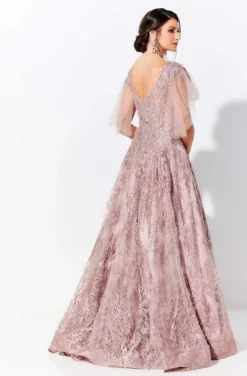 Ivonne D By Mon Cheri - 120D10 Embroidered Lace Pleated A-Line Gown -Hot Sale WEDDING Store ivonne d by mon cheri 120d10 embroidered lace pleated a line gown mother of the bride dresses 28257885290579