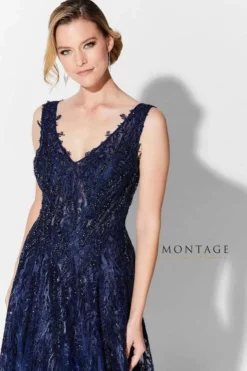 Ivonne D By Mon Cheri - 120D10 Embroidered Lace Pleated A-Line Gown -Hot Sale WEDDING Store ivonne d by mon cheri 120d10 embroidered lace pleated a line gown mother of the bride dresses 29119877578835