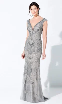 Ivonne D By Mon Cheri - 220D27 Beaded Sheath Gown