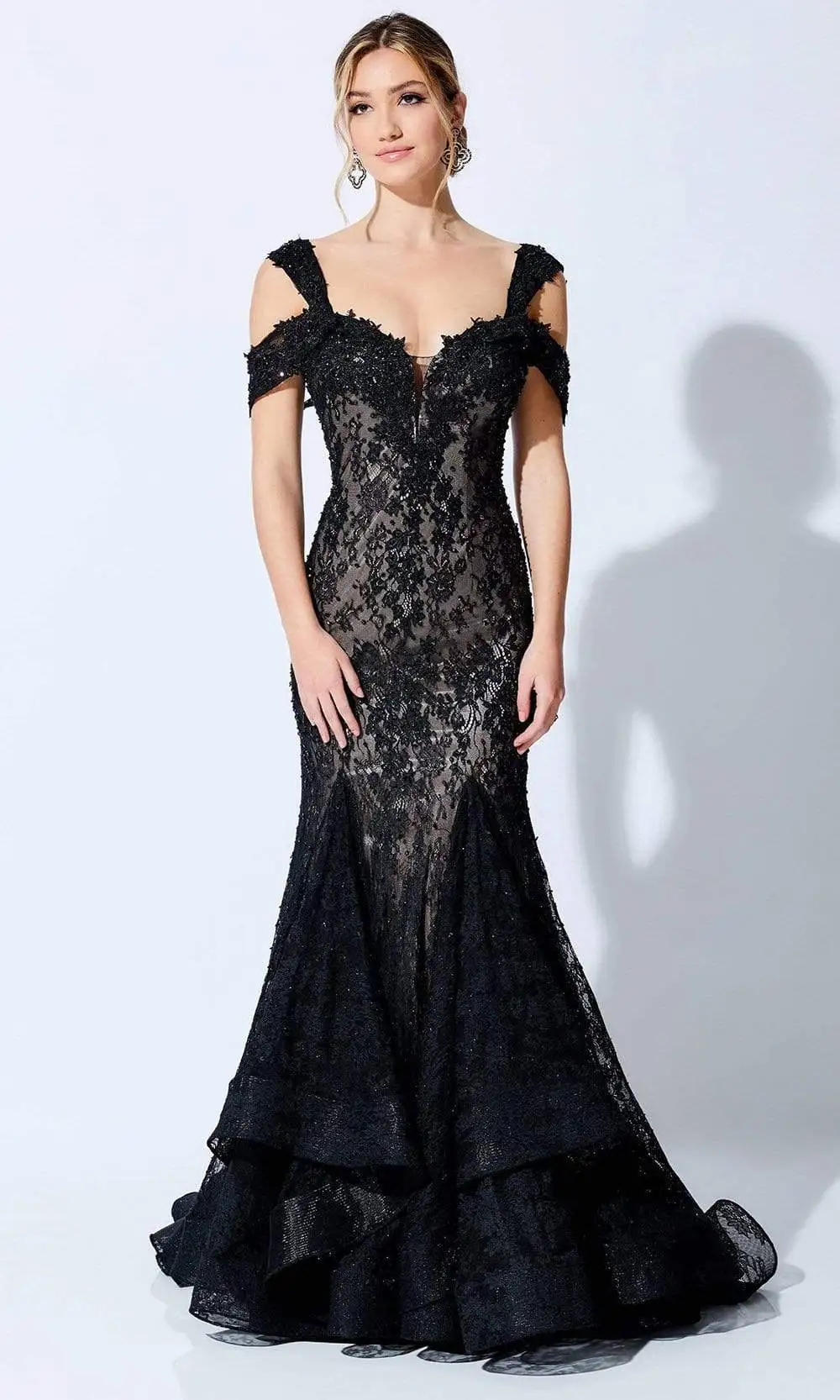 Ivonne D By Mon Cheri - 221D43 Sweetheart Trumpet Evening Dress 1 Ivonne D By Mon Cheri - 221D43 Sweetheart Trumpet Evening Dress