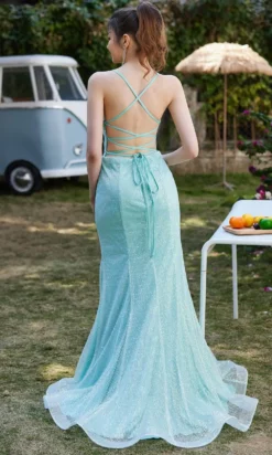 J'Adore Dresses J21001 - V-Neck Glitter Tulle Prom Gown -Hot Sale WEDDING Store j adore dresses j21001 v neck glitter tulle prom gown special occasion dress 30978049572947