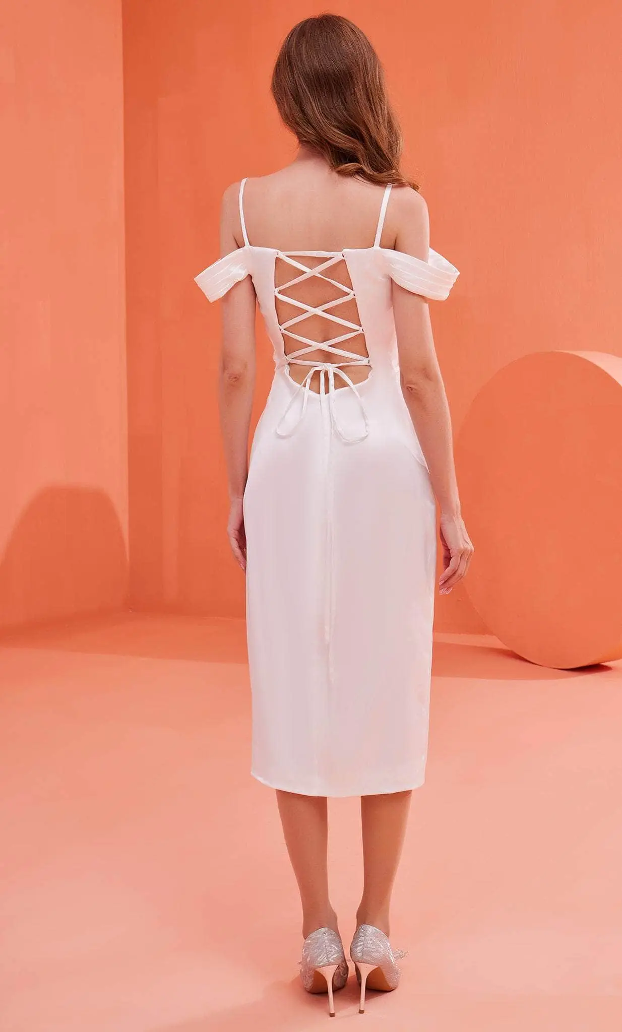 J'Adore Dresses J22062 - Cold Shoulder Knee-length Formal Dress 5 J'Adore Dresses J22062 - Cold Shoulder Knee-length Formal Dress - Image 5