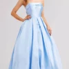 J'Adore Dresses J23003 - Strapless Mikado Ballgown