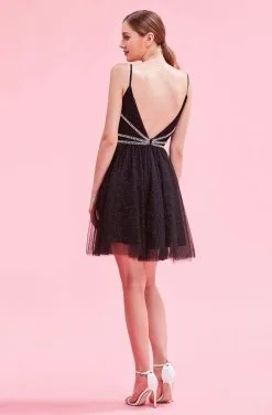 J'Adore Dresses - J16079 Embellished Plunging V-neck A-line Dress -Hot Sale WEDDING Store j adore j16079 embellished plunging v neck a line dress homecoming dresses 14246346621011