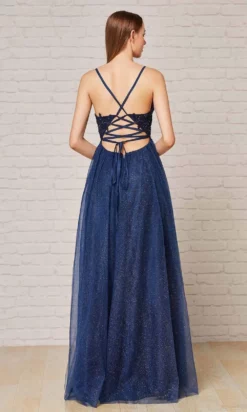 J'Adore Dresses - J18008 Lace Tulle V Neck A-line Gown -Hot Sale WEDDING Store j adore j18008 lace tulle v neck a line gown evening dresses 15647920685139