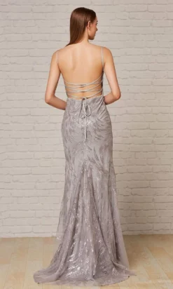 J'Adore Dresses - J18036 Sequined Lace Up Back Sheath Gown -Hot Sale WEDDING Store j adore j18036 sequined lace up back sheath gown evening dresses 15650623684691