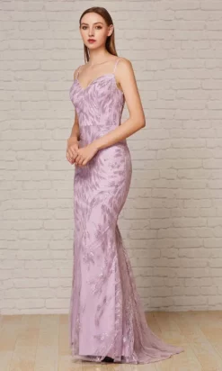 J'Adore Dresses - J18036 Sequined Lace Up Back Sheath Gown -Hot Sale WEDDING Store j adore j18036 sequined lace up back sheath gown evening dresses 15650623717459