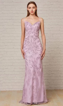 J'Adore Dresses - J18036 Sequined Lace Up Back Sheath Gown -Hot Sale WEDDING Store j adore j18036 sequined lace up back sheath gown evening dresses 2 lilac 15650623881299