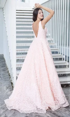 J'Adore Dresses - J20033 Floral Lace Applique A-Line Gown -Hot Sale WEDDING Store j adore j20033 floral lace applique a line gown special occasion dress 29358271299667