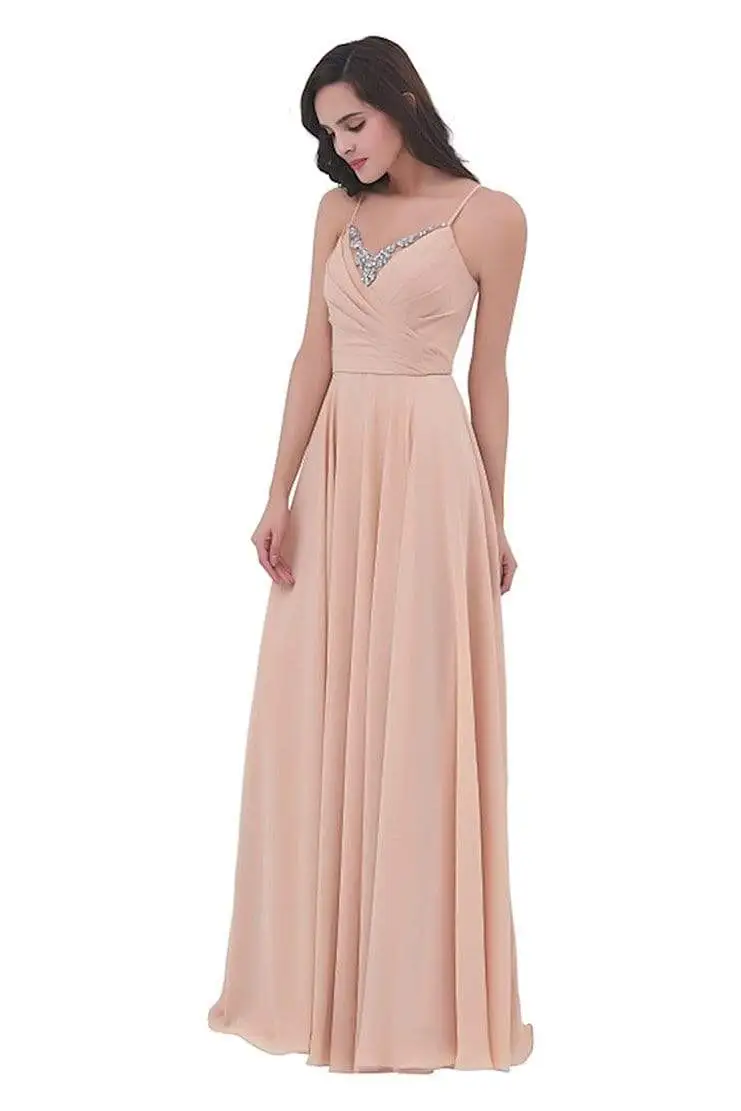 J'Adore Dresses - J11313 Jeweled V-Neck Pleated Bodice A-Line Dress 1 J'Adore Dresses - J11313 Jeweled V-Neck Pleated Bodice A-Line Dress