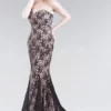 J'Adore Dresses - JC8087 Strapless Sweetheart Lace Mermaid Gown