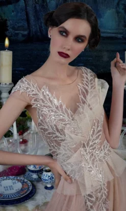 Janique 15761 - Cap Sleeve Illusion V-neck Long Dress 7 Janique 15761 - Cap Sleeve Illusion V-neck Long Dress -Hot Sale WEDDING Store janique 15761 cap sleeve illusion v neck long dress special occasion dress 30065871159379