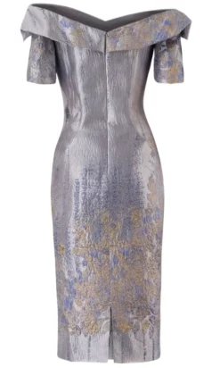 Janique - 1939 Off-Shoulder Metallic Cocktail Dress -Hot Sale WEDDING Store janique 1939 off shoulder metallic cocktail dress wedding guest 15465361342547