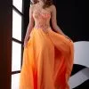 Jasz Couture - 5028 Dress In Orange