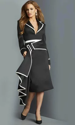 Jovani 06916 - V-Neck Knee-Length Formal Dress -Hot Sale WEDDING Store jovani 06916 v neck knee length formal dress cocktail dresses 31162643775571