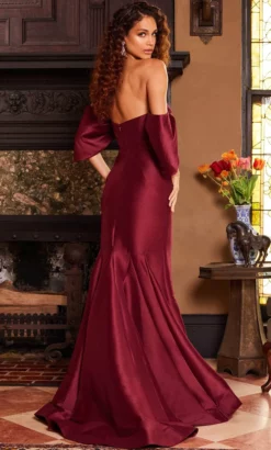 Jovani 23398 - Drape Sleeve Mermaid Evening Dress -Hot Sale WEDDING Store jovani 23398 drape sleeve mermaid evening dress special occasion dress 32024709070931