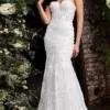 Jovani Bridal - JB02836 Embroidered Strapless Bridal Dress