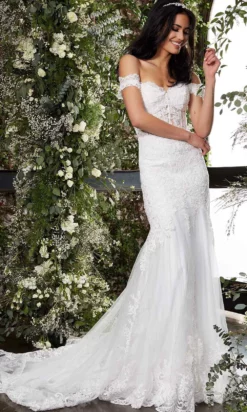 Jovani Bridal - JB07161 Sheer Lace Corset Bridal Gown -Hot Sale WEDDING Store jovani bridal jb07161 sheer lace corset bridal gown bridal dresses 28324564533331