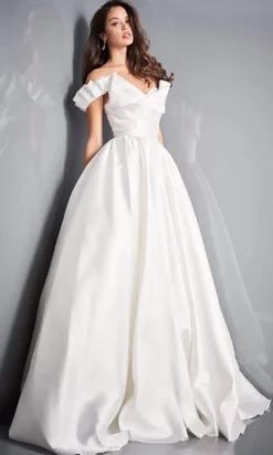 Jovani Bridal - JB2500 Origami Inspired Bridal Gown