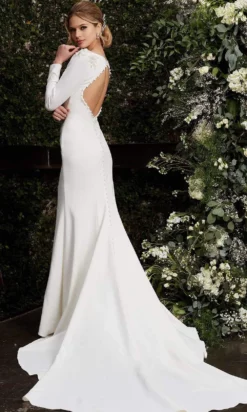 Jovani Bridal - JB2508 Long Sleeve Cutout Back Bridal Gown 12 Jovani Bridal - JB2508 Long Sleeve Cutout Back Bridal Gown -Hot Sale WEDDING Store jovani bridal jb2508 long sleeve cutout back bridal gown bridal dresses 28325788844115