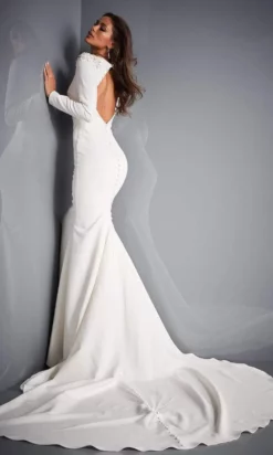 Jovani Bridal - JB2508 Long Sleeve Cutout Back Bridal Gown 17 Jovani Bridal - JB2508 Long Sleeve Cutout Back Bridal Gown -Hot Sale WEDDING Store jovani bridal jb2508 long sleeve cutout back bridal gown bridal dresses 28325789499475