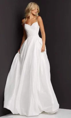 JVN By Jovani - JVN06796 Strapped Sweetheart Mikado Gown 5 JVN By Jovani - JVN06796 Strapped Sweetheart Mikado Gown -Hot Sale WEDDING Store jovani jvn06796 strapped sweetheart mikado gown ball gown 28958494326867