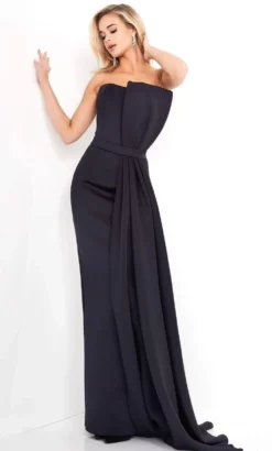 Jovani - Strapless Bow Accent Long Sheath Evening Gown 1092SC - 1 Pc White In Size 2 Available -Hot Sale WEDDING Store jovani strapless bow accent long sheath evening gown 1092sc 1 pc white in size 2 available ccsale 2 white 28156585115731