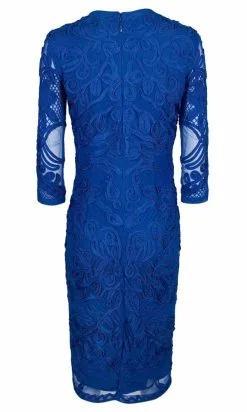 JS Collections - 866225 Quarter Sleeve Soutache Sheath Dress -Hot Sale WEDDING Store js collections 866225 quarter sleeve soutache sheath dress semi formal 14840916607059