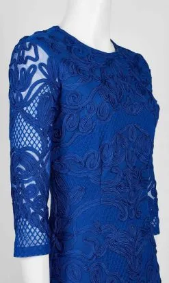 JS Collections - 866225 Quarter Sleeve Soutache Sheath Dress -Hot Sale WEDDING Store js collections 866225 quarter sleeve soutache sheath dress semi formal 14840916738131