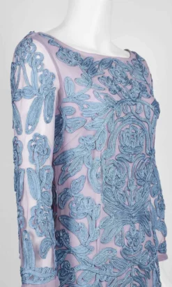 JS Collections - 866567 Sheer Quarter Sleeve Soutache Sheath Dress -Hot Sale WEDDING Store js collections 866567 sheer quarter sleeve soutache sheath dress wedding guest 28124340486227