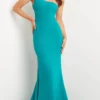JVN By Jovani JVN08327 - One Shoulder Mermaid Prom Gown