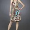 La Femme - 14027 Elegant Short Multi-Colored Dress