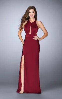 La Femme - 23655 Sleeveless High Neck Front Keyhole Cutout Jersey Dress 13 La Femme - 23655 Sleeveless High Neck Front Keyhole Cutout Jersey Dress -Hot Sale WEDDING Store la femme 23655 sleeveless high neck front keyhole cutout jersey dress special occasion dress 5514381426745