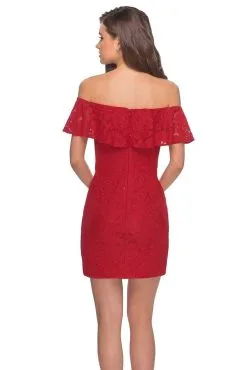 La Femme - 28147 Ruffled Off-Shoulder Cocktail Dress 15 La Femme - 28147 Ruffled Off-Shoulder Cocktail Dress -Hot Sale WEDDING Store la femme 28147 ruffled off shoulder cocktail dress cocktail dresses 28345327485011