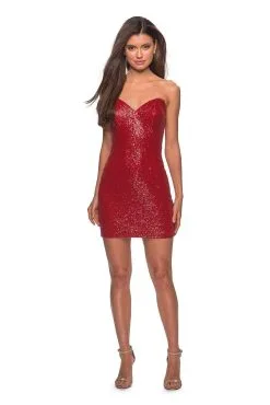 La Femme - 28229 Strapless Sweetheart Short Dress 19 La Femme - 28229 Strapless Sweetheart Short Dress -Hot Sale WEDDING Store la femme 28229 strapless sweetheart short dress cocktail dresses 28024951242835