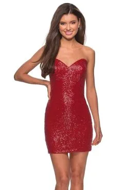 La Femme - 28229 Strapless Sweetheart Short Dress 23 La Femme - 28229 Strapless Sweetheart Short Dress -Hot Sale WEDDING Store la femme 28229 strapless sweetheart short dress cocktail dresses 28343629316179
