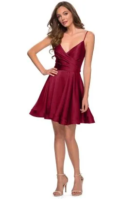 La Femme - 29242 Satin V-Neck A-Line Homecoming Dress 17 La Femme - 29242 Satin V-Neck A-Line Homecoming Dress -Hot Sale WEDDING Store la femme 29242 satin v neck a line homecoming dress homecoming dresses 00 wine 31758265745491