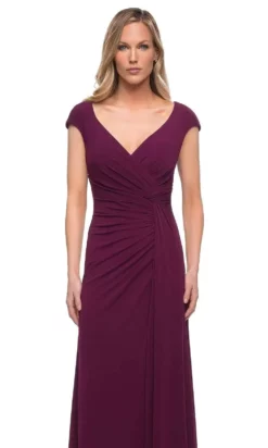 La Femme - 29814 Cap Sleeves Sheath Evening Dress 8 La Femme - 29814 Cap Sleeves Sheath Evening Dress -Hot Sale WEDDING Store la femme 29814 cap sleeves sheath evening dress special occasion dress 28565715550291