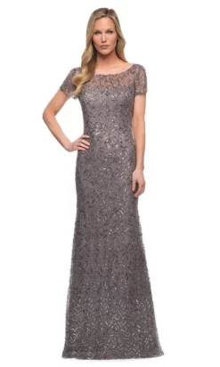 La Femme - 29910 Sequined Formal Long Dress