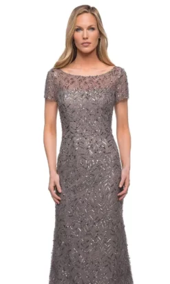 La Femme - 29910 Sequined Formal Long Dress -Hot Sale WEDDING Store la femme 29910 sequined formal long dress mother of the bride dresses 28570768474195