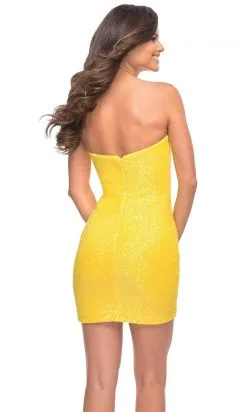 La Femme 30214 - Sequin Tulip Hem Homecoming Dress -Hot Sale WEDDING Store la femme 30214 sequin tulip hem homecoming dress special occasion dress 31022594392147