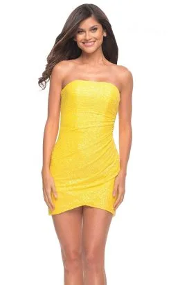 La Femme 30214 - Sequin Tulip Hem Homecoming Dress -Hot Sale WEDDING Store la femme 30214 sequin tulip hem homecoming dress special occasion dress 31022594424915