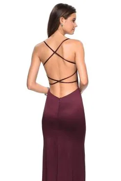 La Femme - Plunging Sweetheart Stretch Satin Trumpet Dress 27758 - 1 Pc Burgundy In Size 00 Available 7 La Femme - Plunging Sweetheart Stretch Satin Trumpet Dress 27758 - 1 Pc Burgundy In Size 00 Available -Hot Sale WEDDING Store la femme plunging sweetheart stretch satin trumpet dress 27758 1 pc burgundy in size 4 available ccsale 10902806265939